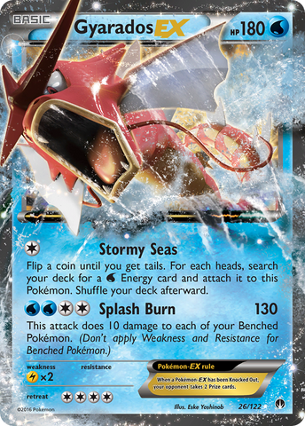 Gyarados EX (26/122) [XY: BREAKpoint] - Comfy Hobbies