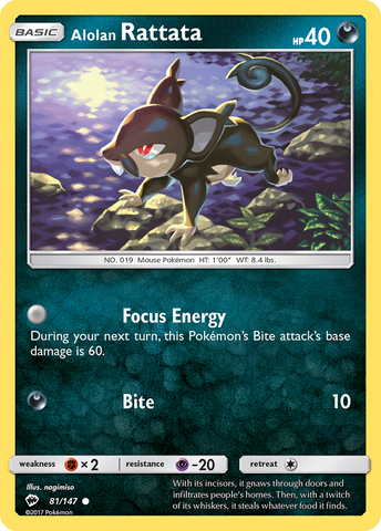Alolan Rattata (81/147) [Sun & Moon: Burning Shadows] - Comfy Hobbies