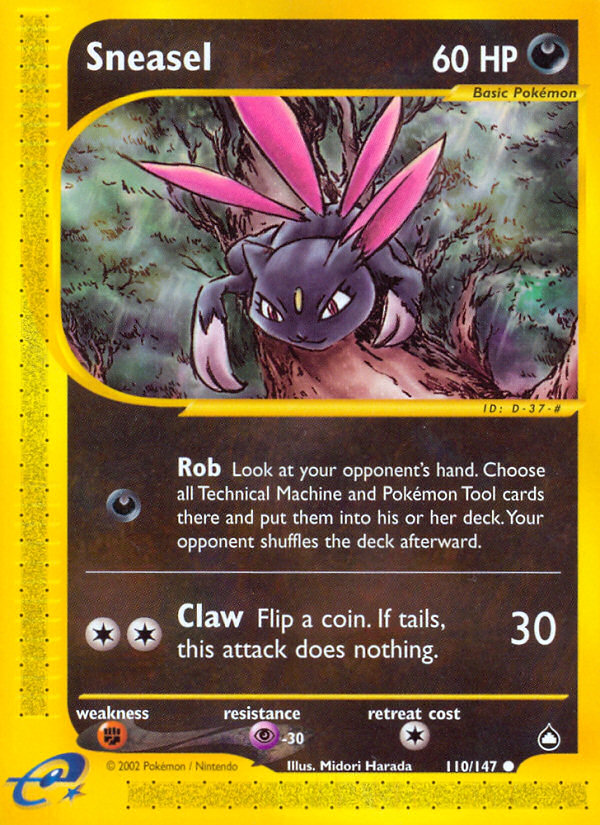 Sneasel (110/147) [Aquapolis] - Comfy Hobbies