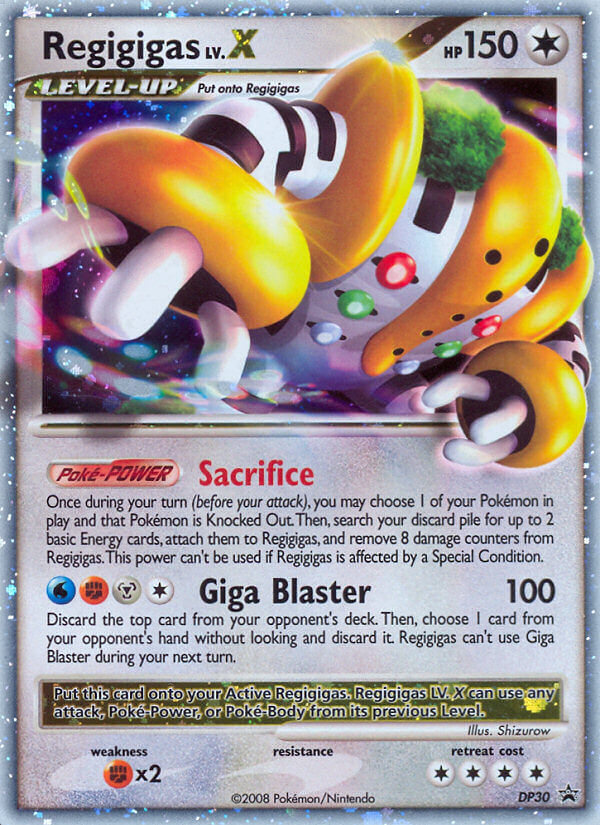 Regigigas LV.X (DP30) [Diamond & Pearl: Black Star Promos] - Comfy Hobbies