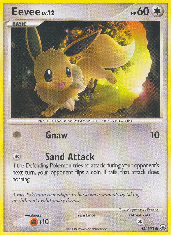 Eevee (63/100) [Diamond & Pearl: Majestic Dawn] - Comfy Hobbies