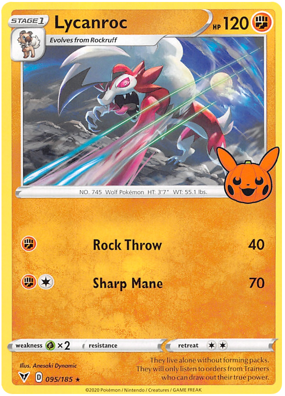 Lycanroc (095/185) [Trick or Trade 2023] - Comfy Hobbies