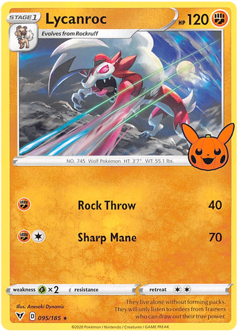 Lycanroc (095/185) [Trick or Trade 2023] - Comfy Hobbies