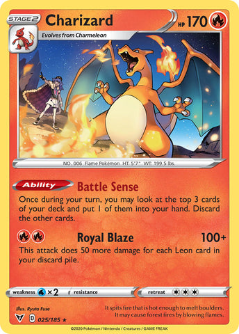 Charizard (025/185) [Sword & Shield: Vivid Voltage] - Comfy Hobbies