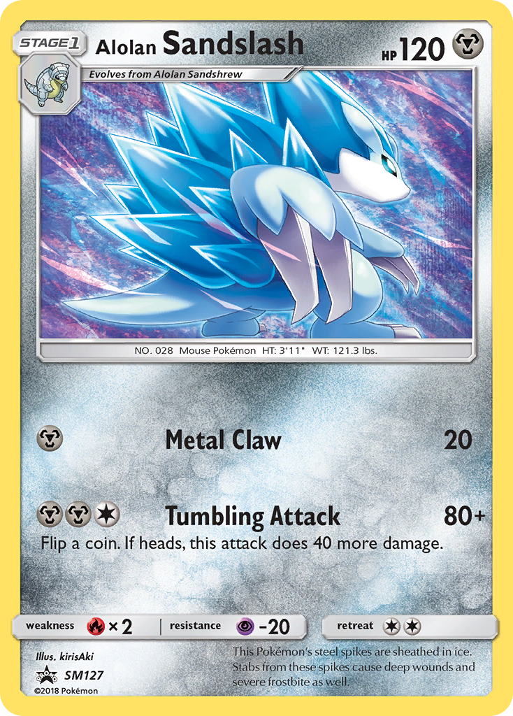 Alolan Sandslash (SM127) [Sun & Moon: Black Star Promos] - Comfy Hobbies