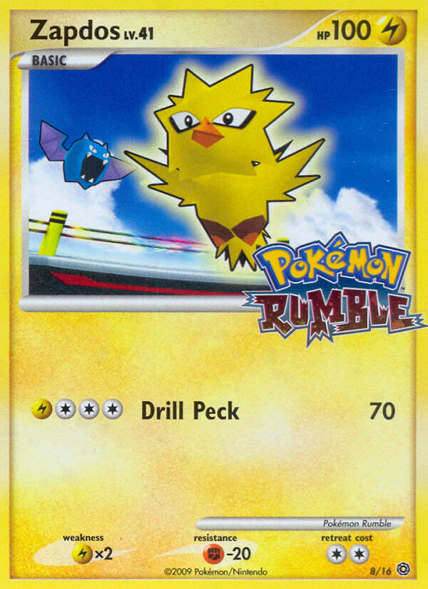 Zapdos (8/16) [Pokémon Rumble] - Comfy Hobbies