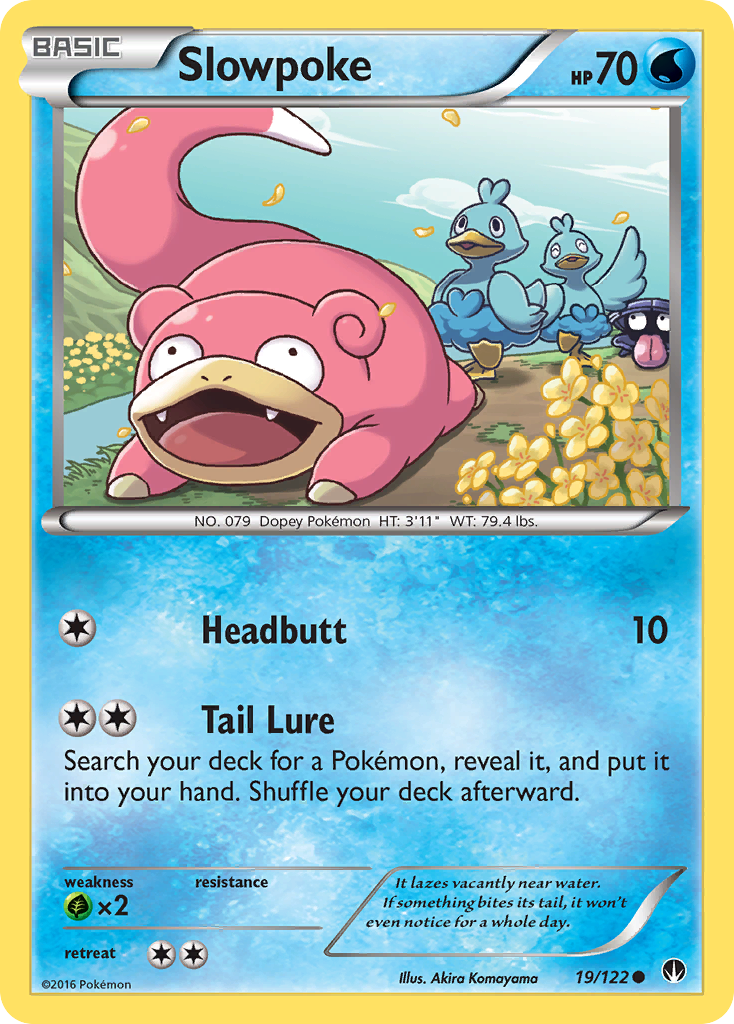 Slowpoke (19/122) [XY: BREAKpoint] - Comfy Hobbies