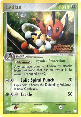 Ledian (23/109) (Stamped) [EX: Team Rocket Returns] - Comfy Hobbies
