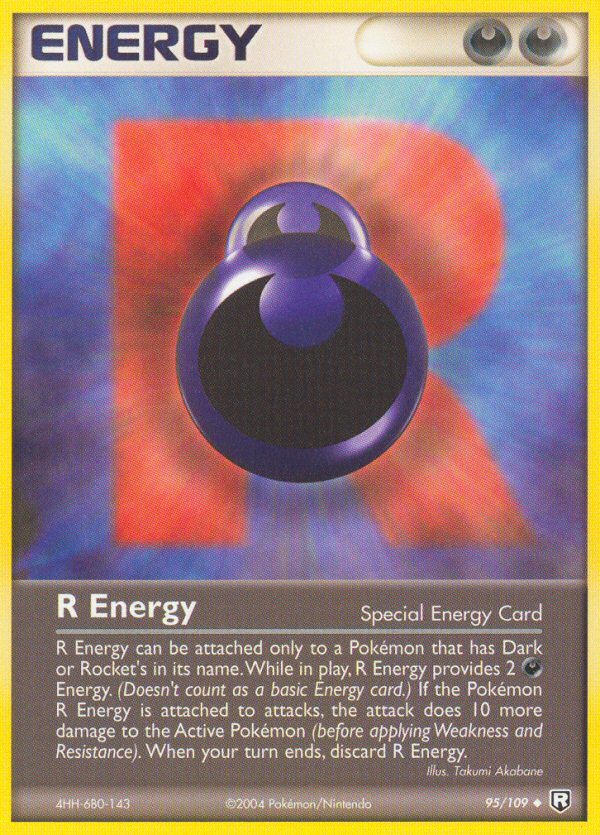 R Energy (95/109) [EX: Team Rocket Returns] - Comfy Hobbies