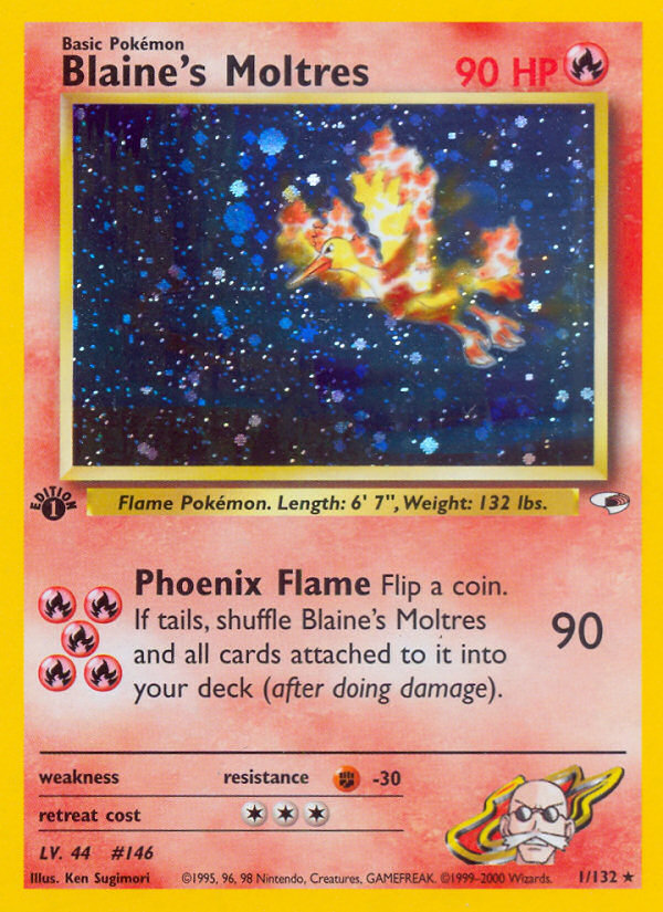 Blaine's Moltres (1/132) [Gym Heroes 1st Edition] - Comfy Hobbies