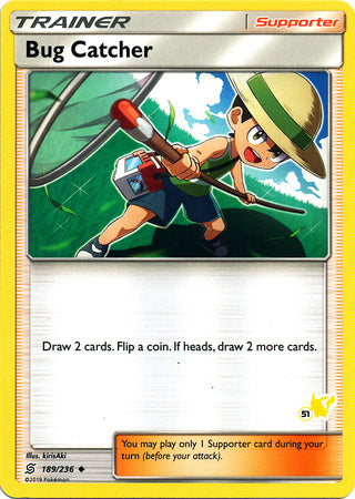 Bug Catcher (189/236) (Pikachu Stamp #51) [Battle Academy 2020] - Comfy Hobbies