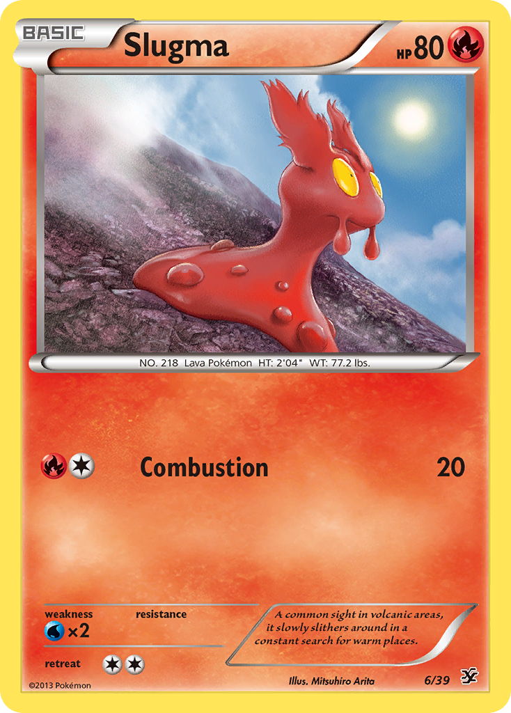 Slugma (6/39) [XY: Kalos Starter Set] - Comfy Hobbies