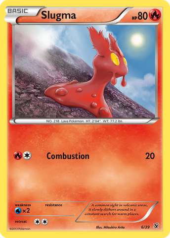 Slugma (6/39) [XY: Kalos Starter Set] - Comfy Hobbies