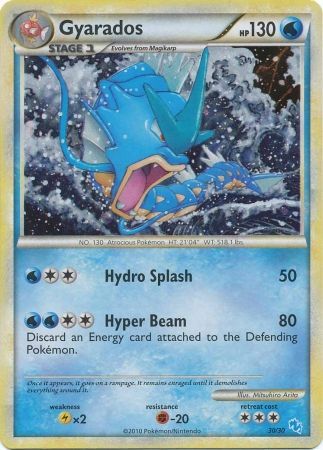 Gyarados (30/30) [HeartGold & SoulSilver: Trainer Kit - Gyarados] - Comfy Hobbies