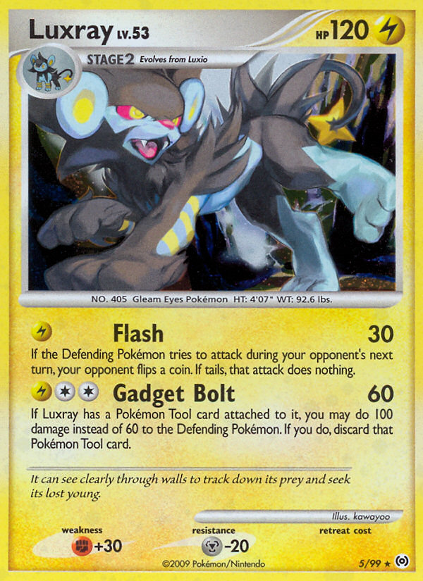 Luxray (5/99) [Platinum: Arceus] - Comfy Hobbies