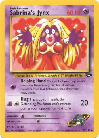 Sabrina's Jynx (57/132) [Gym Challenge Unlimited] - Comfy Hobbies