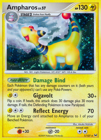 Ampharos (1/127) [Platinum: Base Set] - Comfy Hobbies