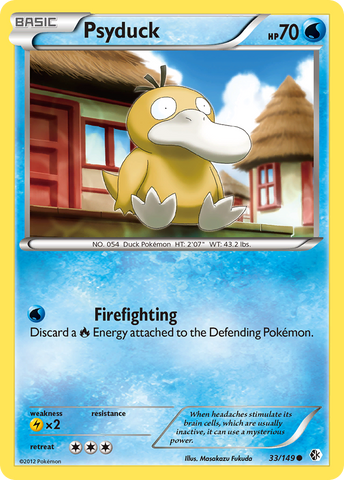 Psyduck (33/149) [Black & White: Boundaries Crossed] - Comfy Hobbies