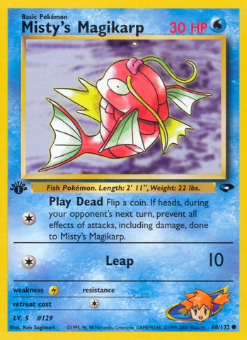 Misty's Magikarp (88/132) [Gym Challenge 1st Edition] - Comfy Hobbies