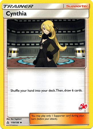 Cynthia (119/156) (Charizard Stamp #59) [Battle Academy 2020] - Comfy Hobbies
