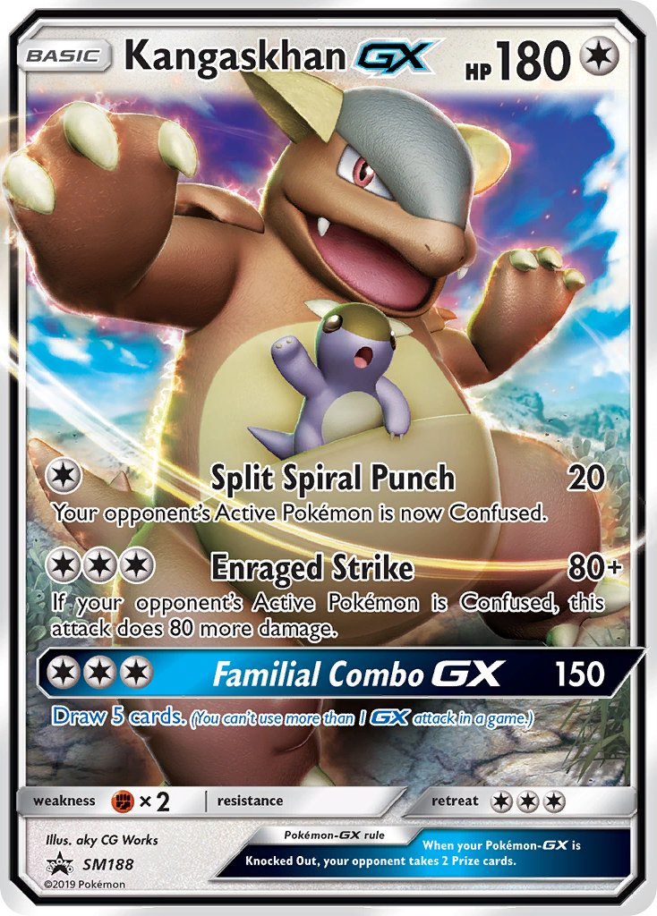 Kangaskhan GX (SM188) [Sun & Moon: Black Star Promos] - Comfy Hobbies