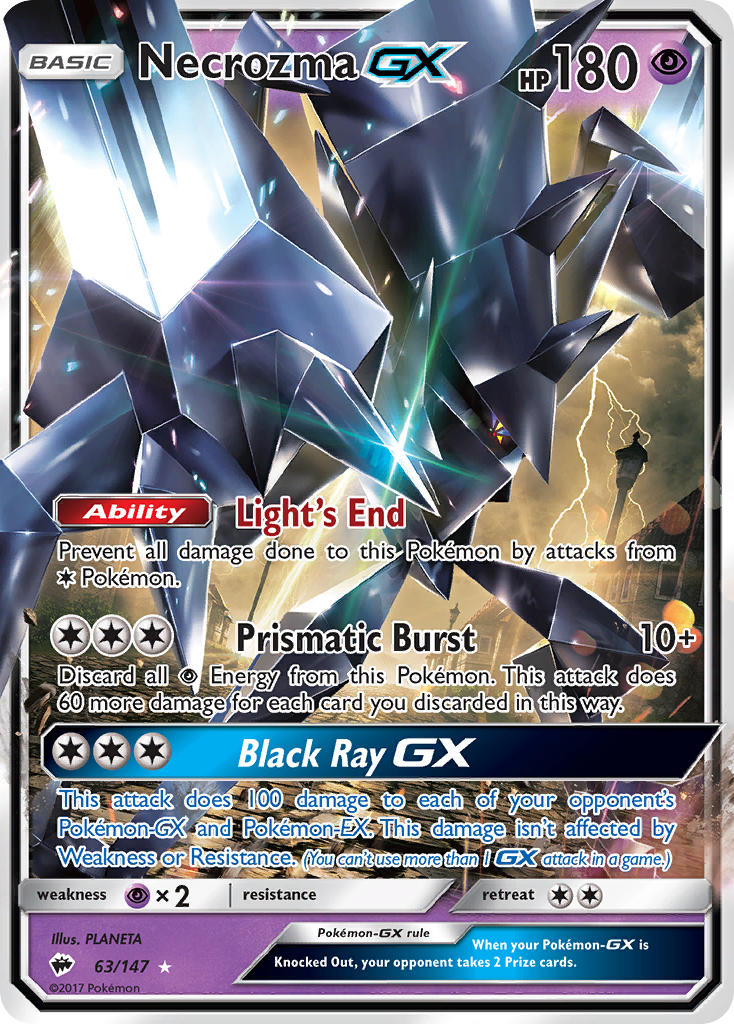 Necrozma GX (63/147) [Sun & Moon: Burning Shadows] - Comfy Hobbies