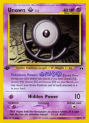 Unown [U] (51/75) [Neo Discovery 1st Edition] - Comfy Hobbies