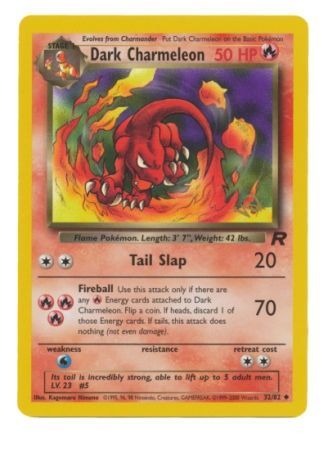 Dark Charmeleon (32/82) (W Stamped Promo) [Team Rocket Unlimited] - Comfy Hobbies