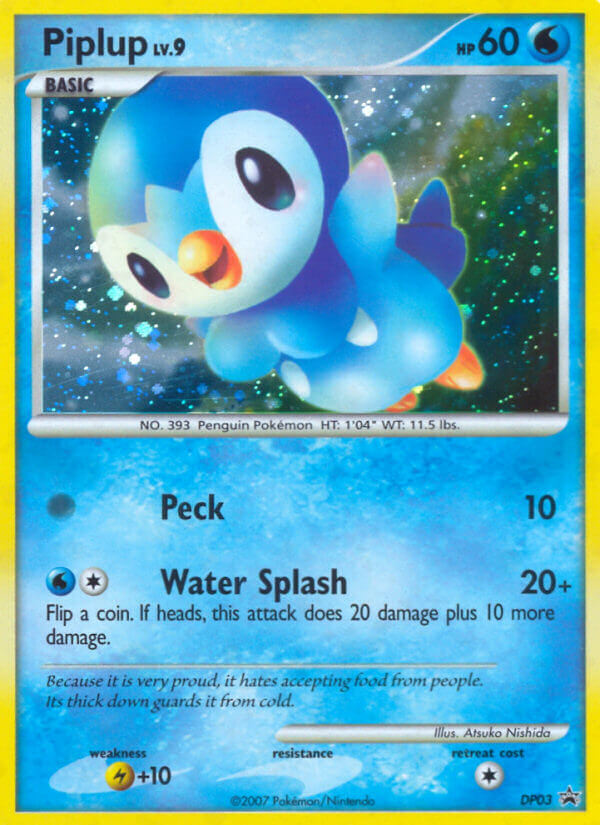 Piplup (DP03) [Diamond & Pearl: Black Star Promos] - Comfy Hobbies