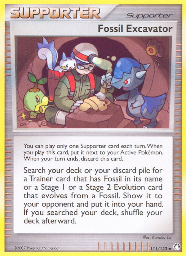 Fossil Excavator (111/123) [Diamond & Pearl: Mysterious Treasures] - Comfy Hobbies