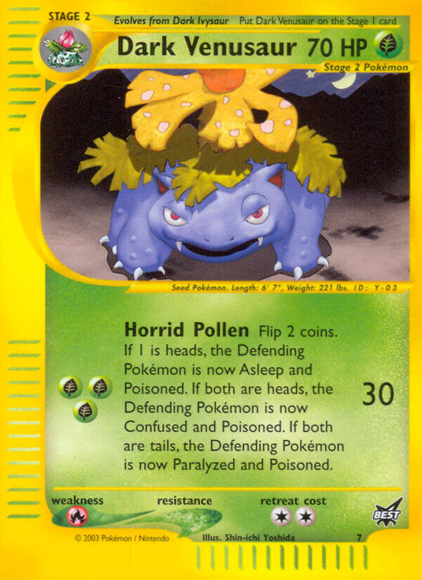 Dark Venusaur (7) [Best of Promos] - Comfy Hobbies