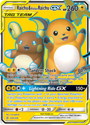 Raichu & Alolan Raichu GX (220/236) [Sun & Moon: Unified Minds] - Comfy Hobbies