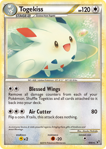 Togekiss (9/90) [HeartGold & SoulSilver: Undaunted] - Comfy Hobbies