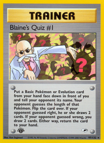 Blaine's Quiz #1 (97/132) [Gym Heroes 1st Edition] - Comfy Hobbies