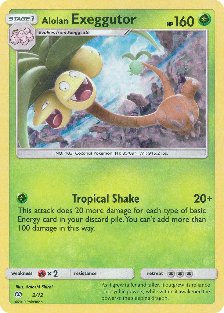 Alolan Exeggutor (2/12) [McDonald's Promos: 2019 Collection] - Comfy Hobbies