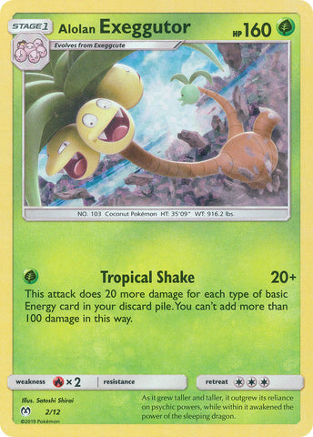 Alolan Exeggutor (2/12) [McDonald's Promos: 2019 Collection] - Comfy Hobbies
