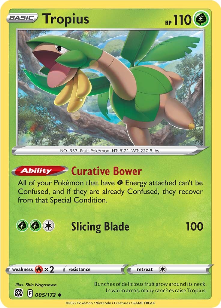 Tropius (005/172) [Sword & Shield: Brilliant Stars] - Comfy Hobbies