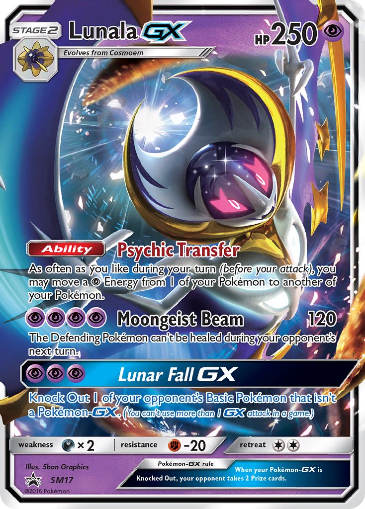 Lunala GX (SM17) [Sun & Moon: Black Star Promos] - Comfy Hobbies