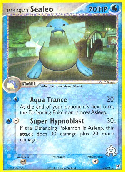 Team Aqua's Sealeo (16/95) [EX: Team Magma vs Team Aqua] - Comfy Hobbies