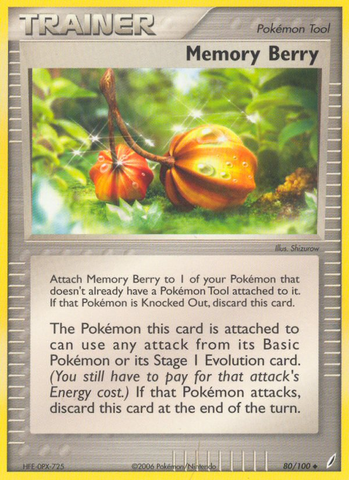 Memory Berry (80/100) [EX: Crystal Guardians] - Comfy Hobbies