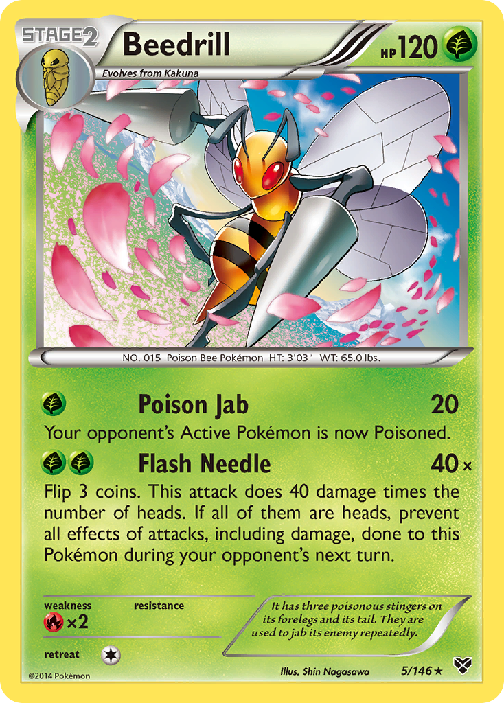 Beedrill (5/146) [XY: Base Set] - Comfy Hobbies