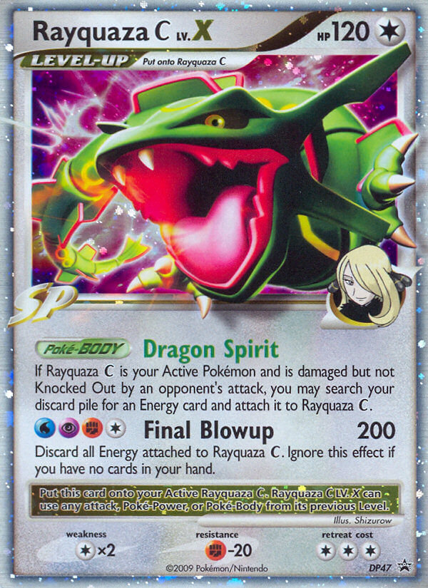 Rayquaza C LV.X (DP47) [Diamond & Pearl: Black Star Promos] - Comfy Hobbies