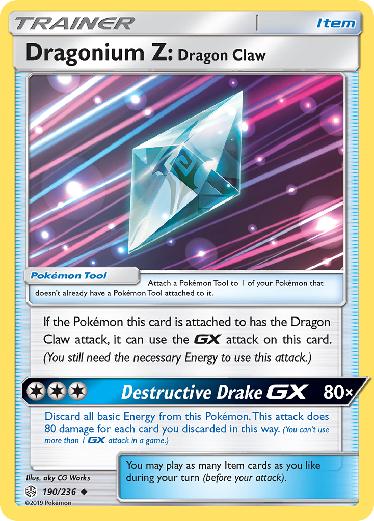 Dragonium Z: Dragon Claw (190/236) [Sun & Moon: Cosmic Eclipse] - Comfy Hobbies