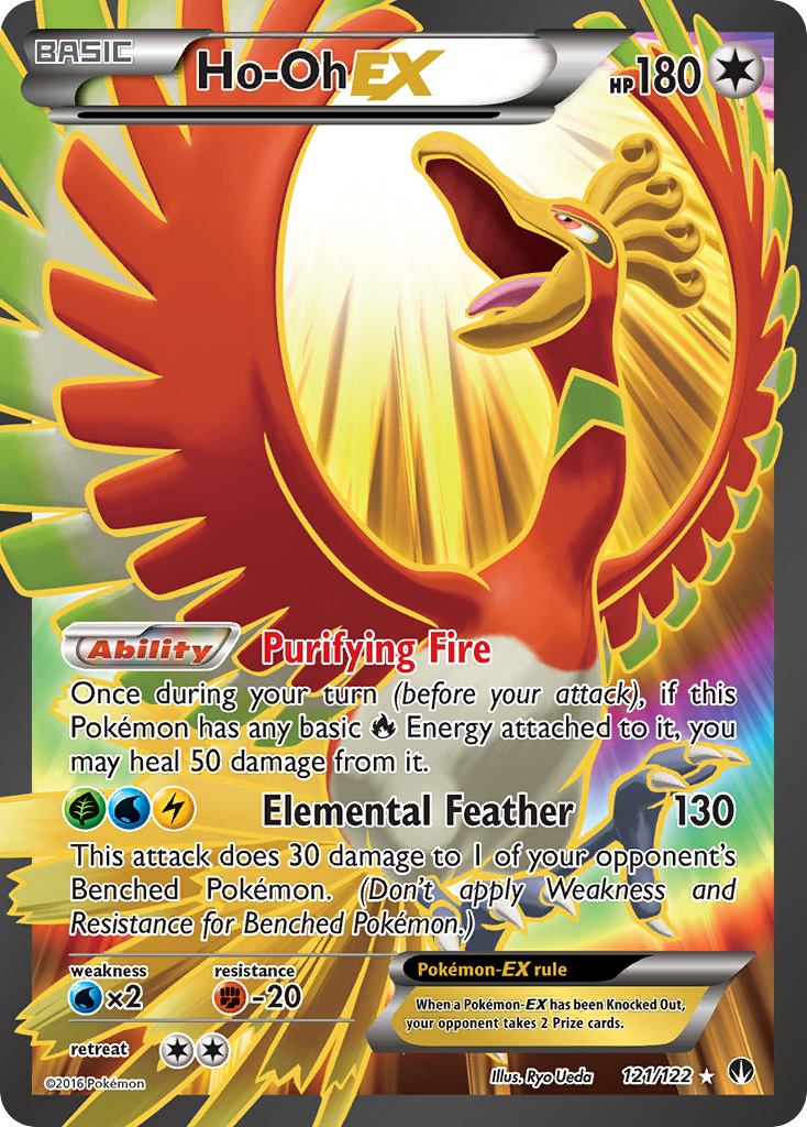 Ho-Oh EX (121/122) [XY: BREAKpoint] - Comfy Hobbies