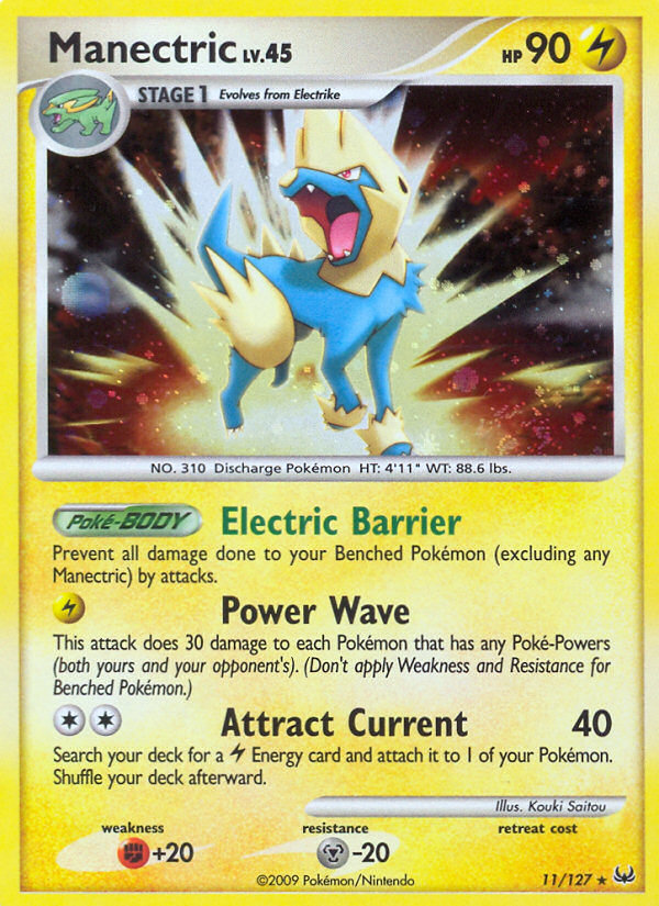 Manectric (11/127) [Platinum: Base Set] - Comfy Hobbies