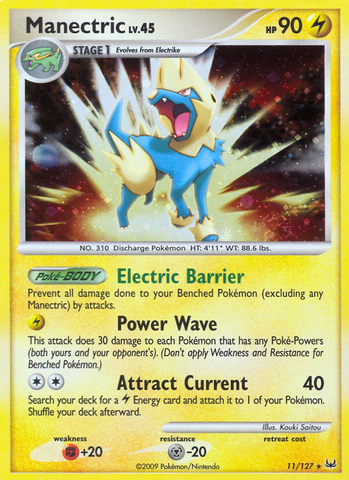 Manectric (11/127) [Platinum: Base Set] - Comfy Hobbies