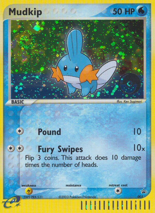 Mudkip (005) [Nintendo: Black Star Promos] - Comfy Hobbies