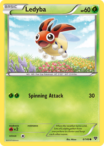 Ledyba (6/146) [XY: Base Set] - Comfy Hobbies