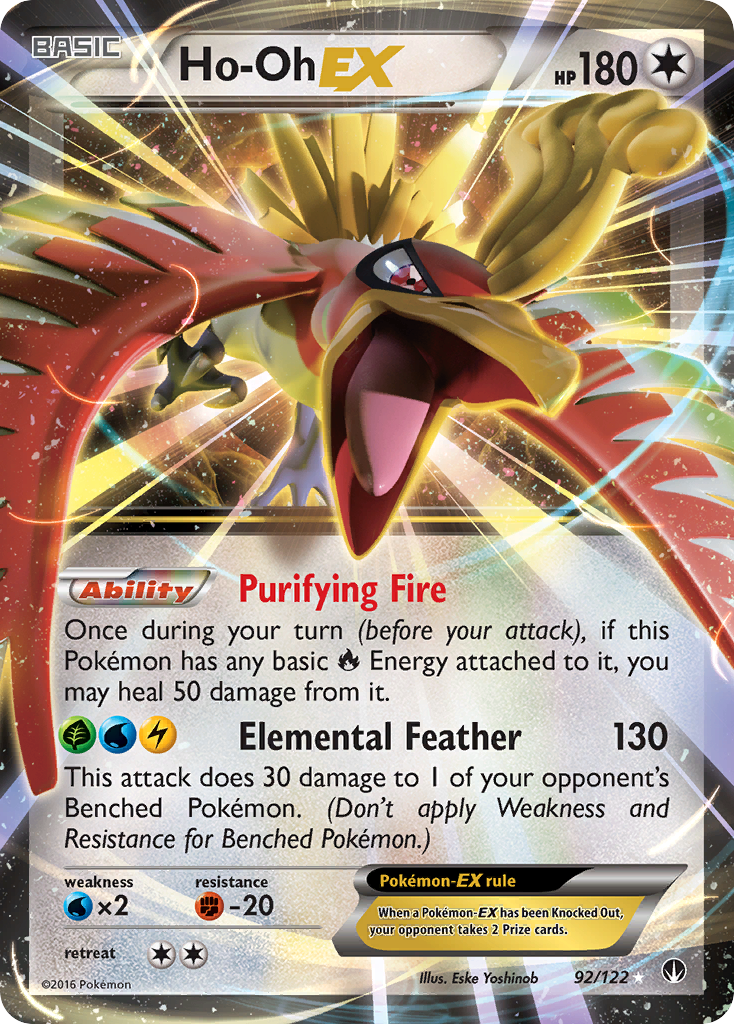 Ho-Oh EX (92/122) [XY: BREAKpoint] - Comfy Hobbies