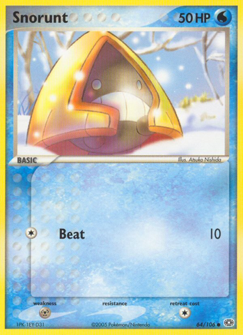 Snorunt (64/106) [EX: Emerald] - Comfy Hobbies
